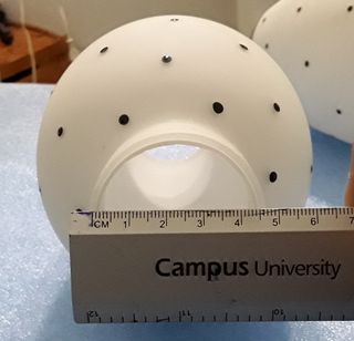 Pareja tulipas vintage cristal blanco y negro