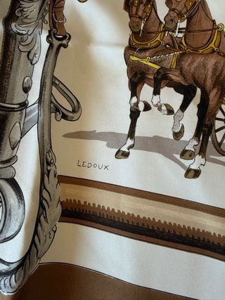 Foulard Hermès Vintage “Equipages”