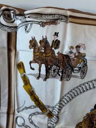 Foulard Hermès Vintage “Equipages”