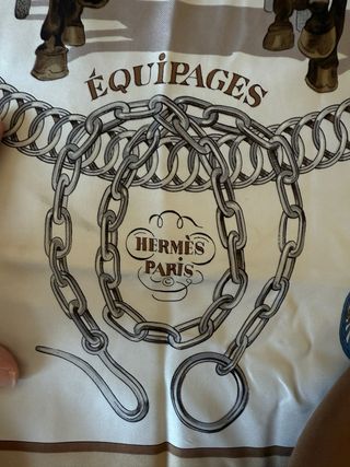 Foulard Hermès Vintage “Equipages”