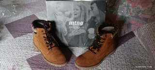 Botines MTNG Marrones Mujer