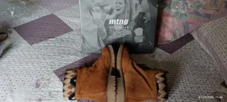 Botines MTNG Marrones Mujer