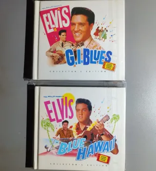 Lote 2 CDs Elvis G.I. Blues y Blue Hawaii