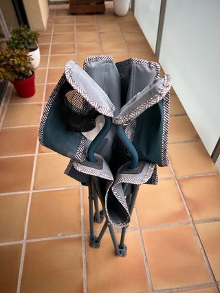 Silla plegable camping Quechua reposabrazos