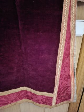 Dalmatica terciopelo finales s. XIX