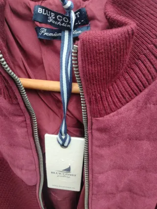 Cazadora granate Blue Coast entretiempo Talla L