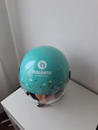 Casco inquieto Scooter Azul Claro