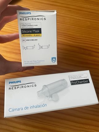 Mascarilla y Cámara Inhalación Philips Respironics
