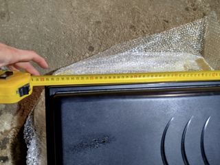 Pecera con tapa negra