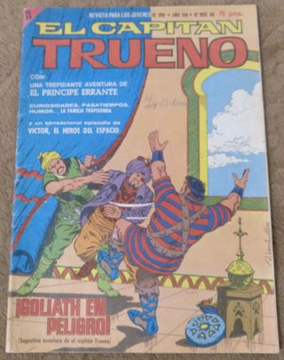 6 TEBEOS DE CAPITAN TRUENO EXTRA.