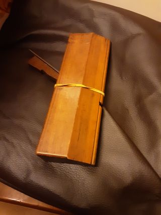 Cepillo moldura madera antiguo marca goldenberg