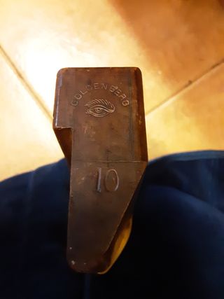 Cepillo moldura madera antiguo marca goldenberg