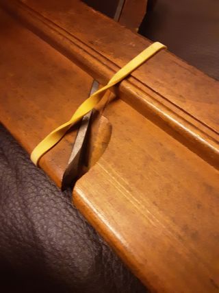 Cepillo moldura madera antiguo marca goldenberg