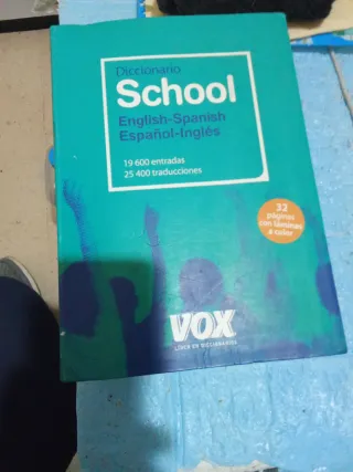 Diccionario School English-Spanish / Español-In...