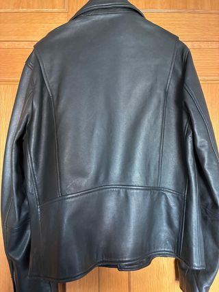 Chaqueta de Piel Negra para Hombre