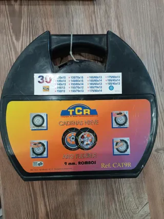 Cadenas para nieve TCR 9mm CAT9R