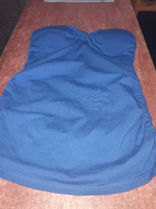 Top donna blu taglia unica