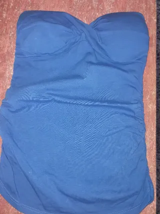 Top donna blu taglia unica