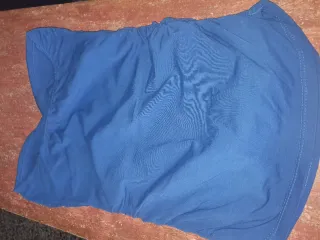 Top donna blu taglia unica