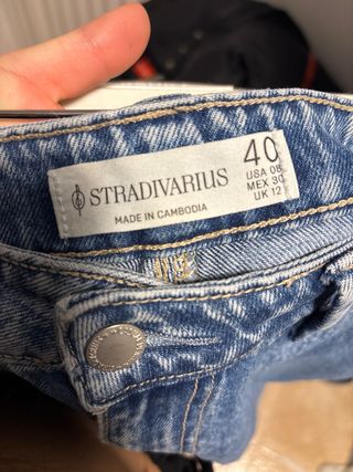 Pantalón vaquero cargo