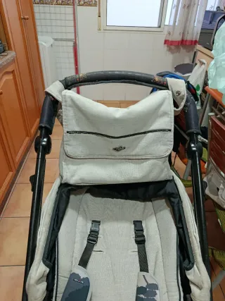 Carrito bebé y trona para comer