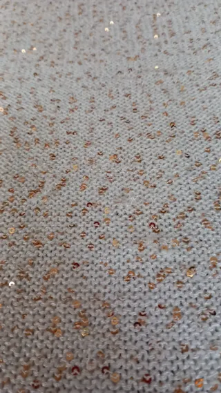 Maglioncino donna beige dorato tg S/XS