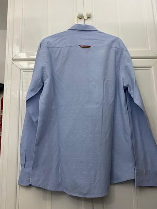 Camisa Spagnolo Celeste Hombre