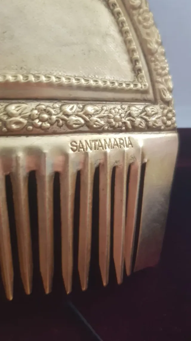 Peinetas Falleras Santamaria Doradas