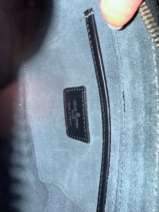 Borsa vintage Louis Vuitton Pochette Nero