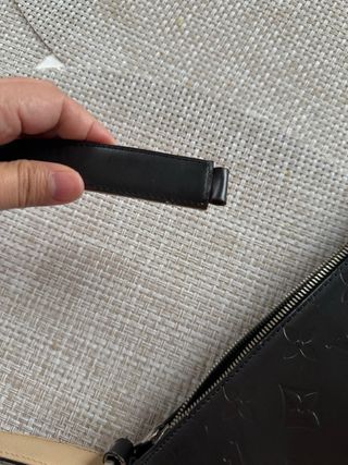 Borsa vintage Louis Vuitton Pochette Nero