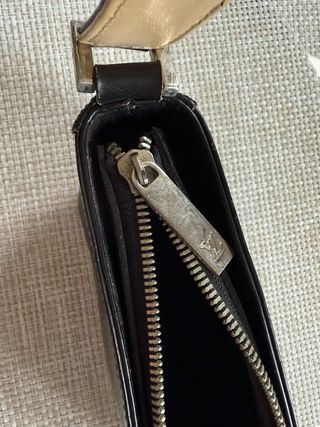 Borsa vintage Louis Vuitton Pochette Nero