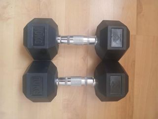 Mancuernas hexagonales 10kg (2 unidades)