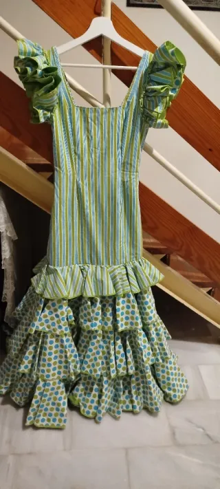 Traje de flamenca con volantes