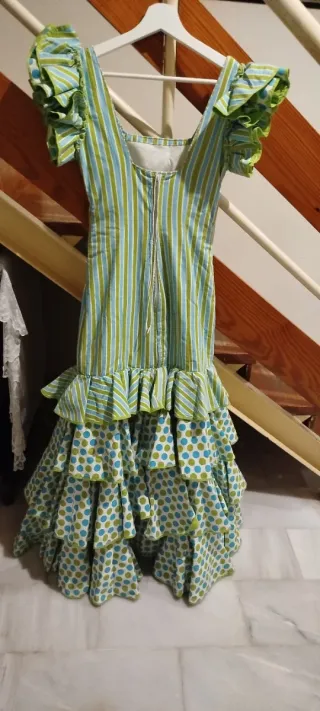 Traje de flamenca con volantes
