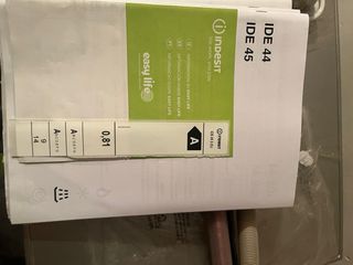 Lavavajillas Indesit plateado