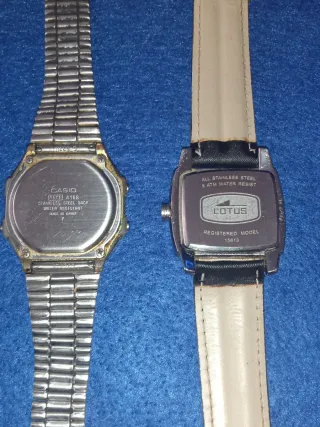 Lote 2 orologi Vintage Casio e Lotus
