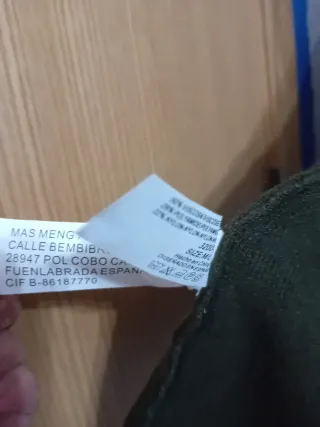 Chaleco de punto verde