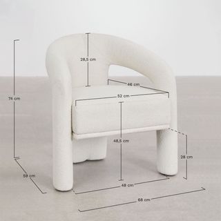 Sillón tapizado Sklum NUEVO