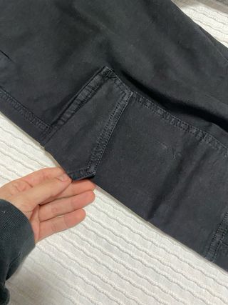 Pantalones cargo negros