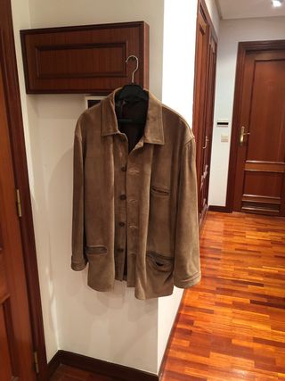 Americana blazer piel camel talla L Oportunidad