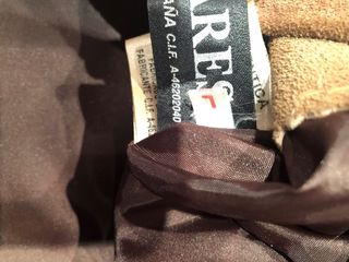 Americana blazer piel camel talla L Oportunidad