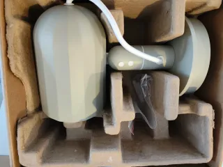 Aplique pared HAY Noc Button Beige/Blanco