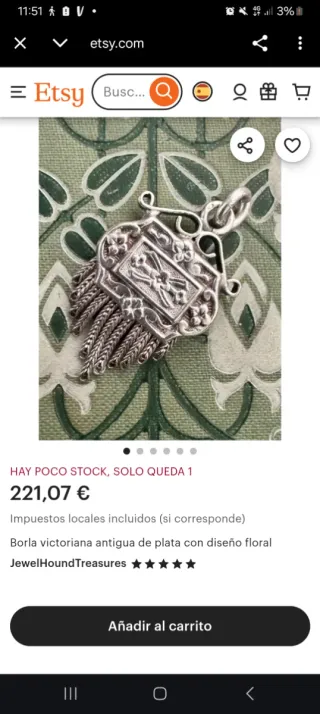 Collar antiguo de plata