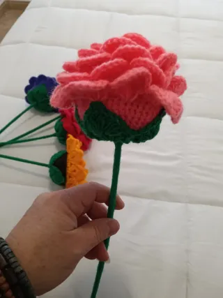 Flores hechas a Mano en Perú, 3 flores por 10 euro