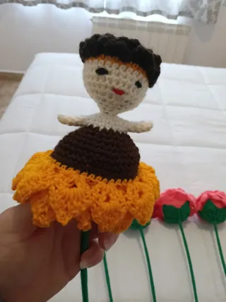 Flores hechas a Mano en Perú, 3 flores por 10 euro