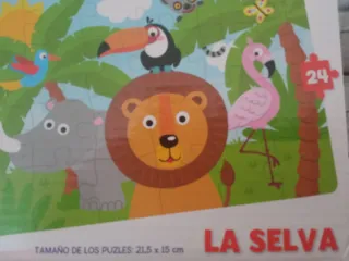 Lote carro compra y 3 cajas de puzzles