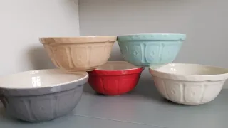 Set, Ensaladeras, Bol de cerámica Mason Cash 5L.