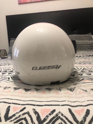 Casco Moto LS2 Jet Blanco talla “xs”