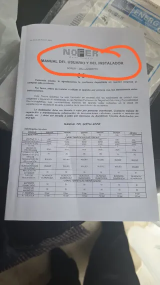 Termo Eléctrico NOFER 30L