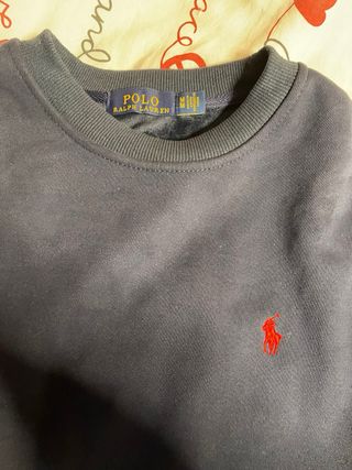 Sudadera Polo Ralph Lauren Talla M Logo Rojo